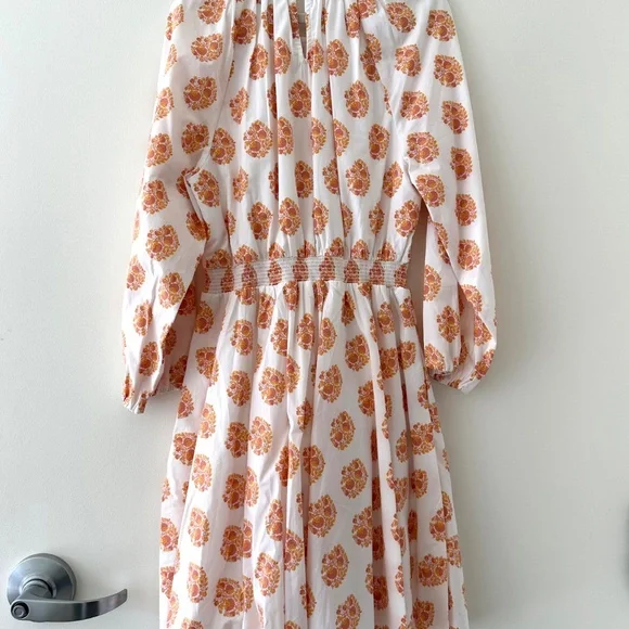 NWT J. Crew Smocked Waist Floral Block Print Mini Dress - XS - Picture 3 of 16